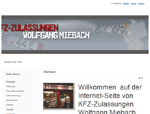 Tablet Screenshot of kfzmiebach.de